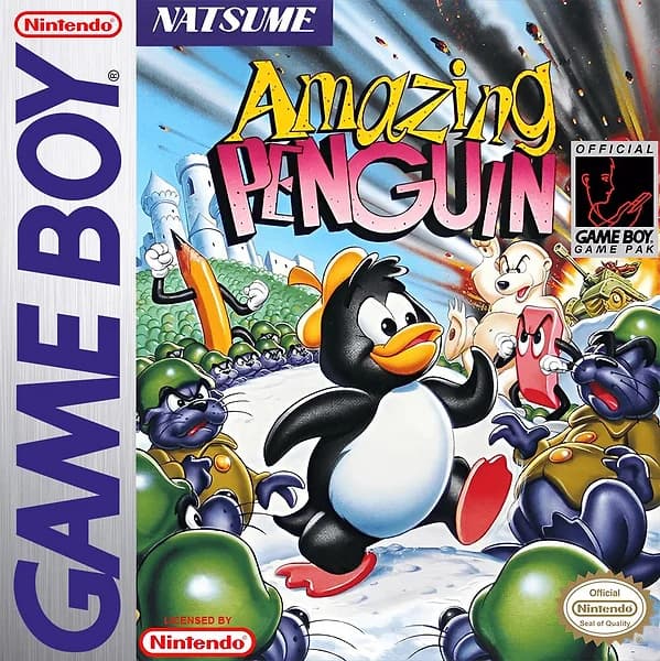 Amazing Penguin GameBoy Box Art