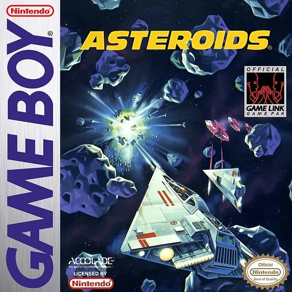 Asteroids GameBoy Box Art
