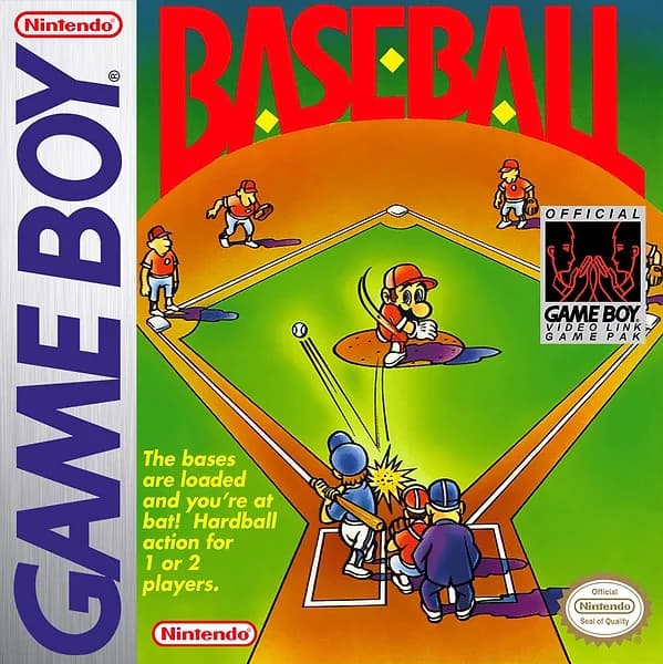 Baseball GameBoy Box Art