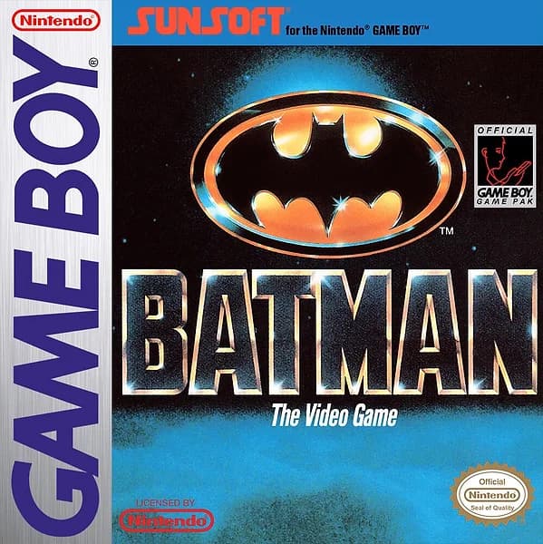 Batman: The Video Game GameBoy Box Art