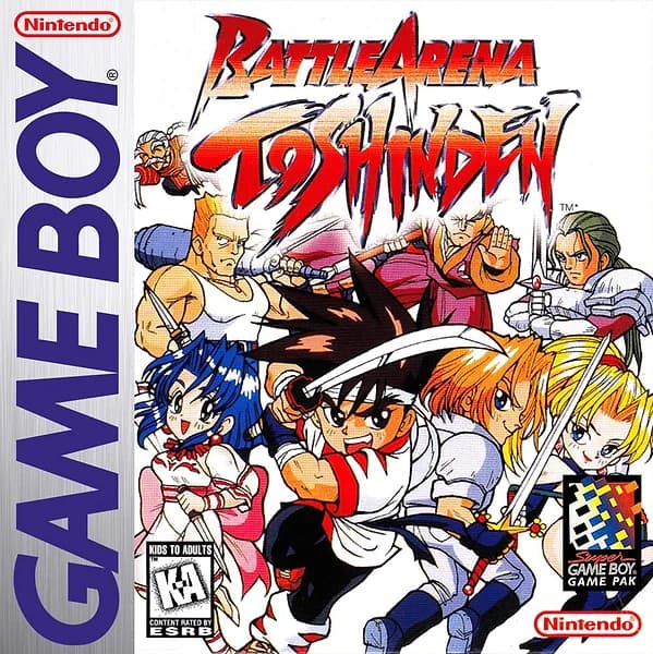 Battle Arena Toshinden GameBoy Box Art