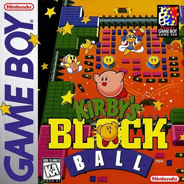 Kirby's Block Ball box art