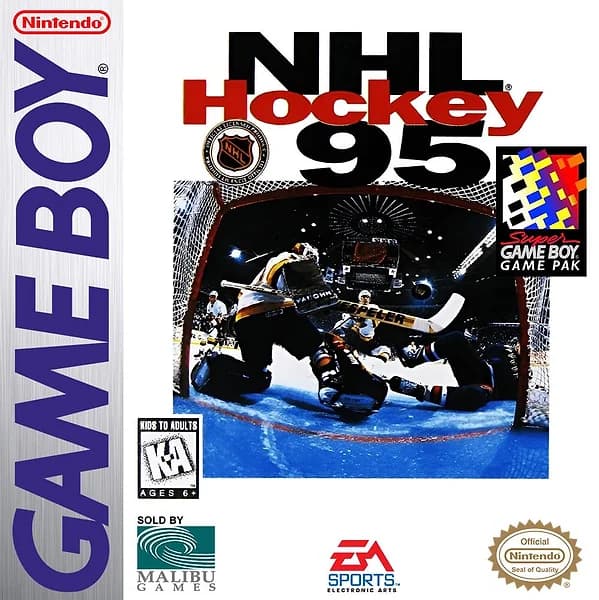 NHL 95 box art