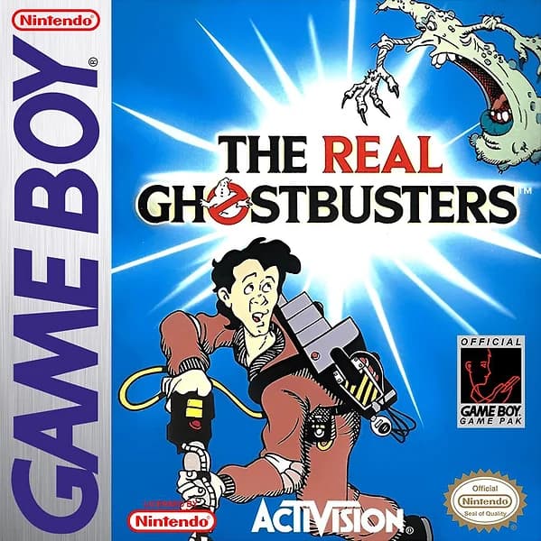 Real Ghostbusters box art