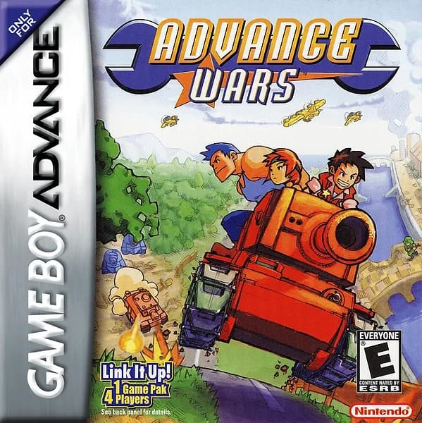 Advance Wars GameBoy Advance Box Art
