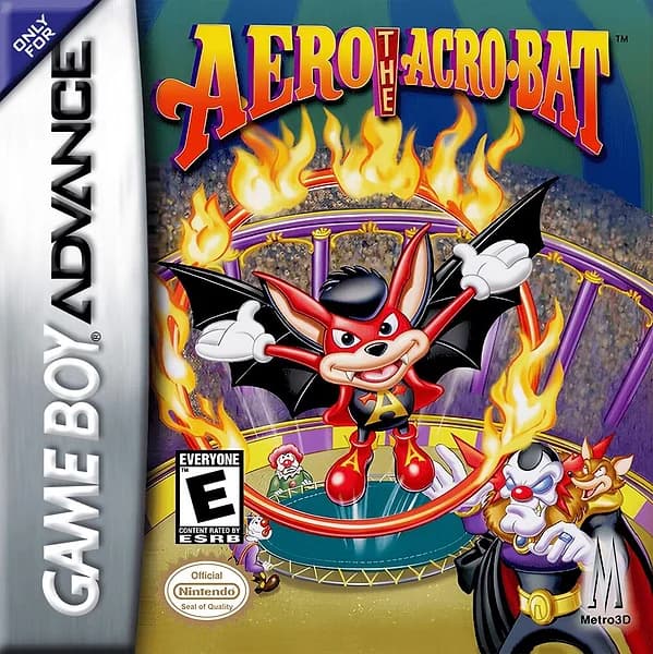 Aero the Acro-Bat GameBoy Advance Box Art