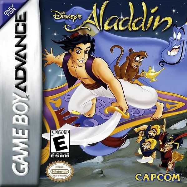 Aladdin GameBoy Advance Box Art