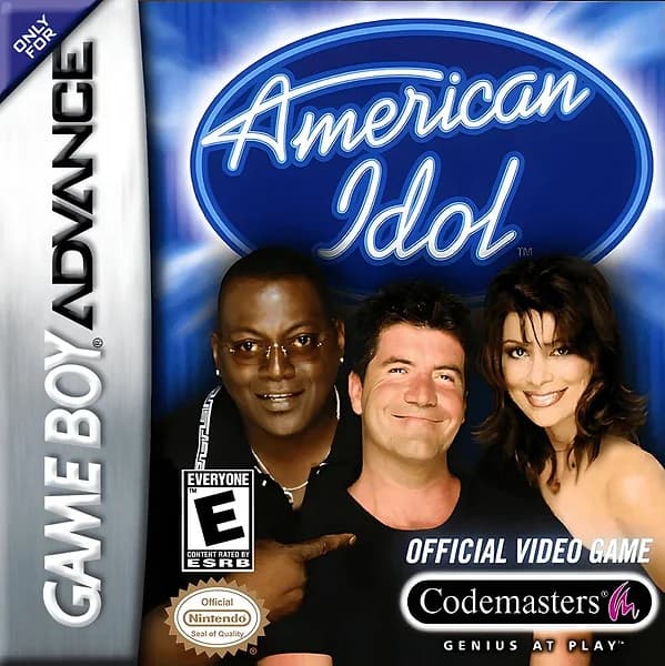 American Idol GameBoy Advance Box Art
