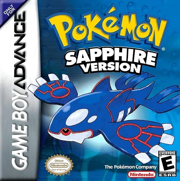 Pokemon Sapphire Version Box Art