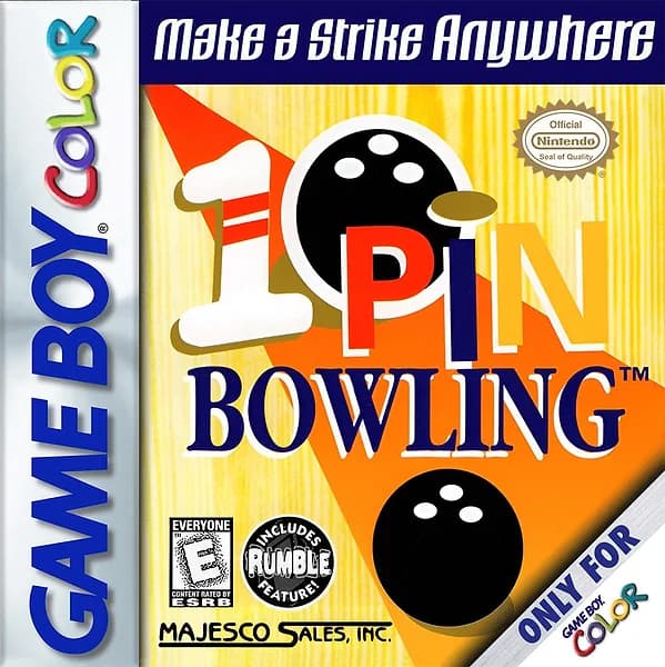 10-Pin Bowling GameBoy Color Box Art