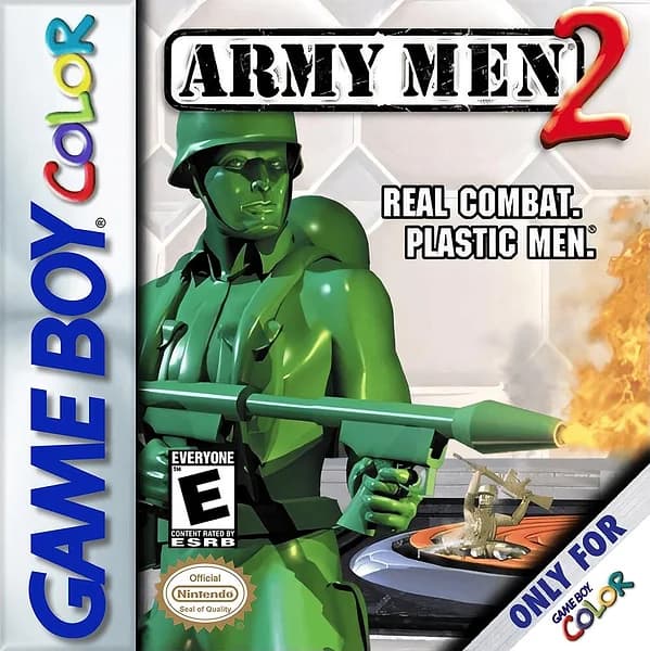 Army Men 2 GameBoy Color Box Art