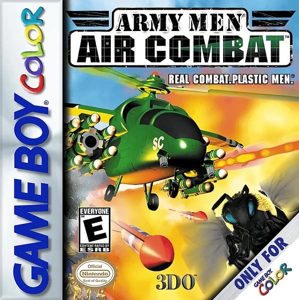 Army Men: Air Combat GameBoy Color Box Art