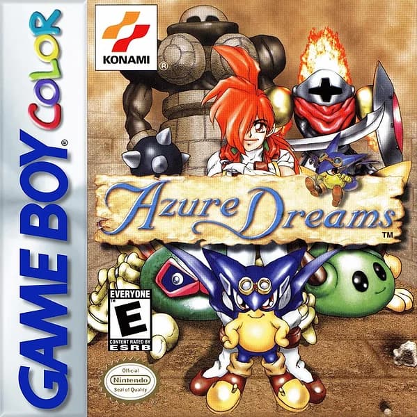 Azure Dreams GameBoy Color Box Art