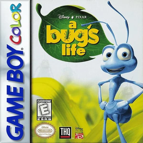 A Bug's Life GameBoy Color Box Art