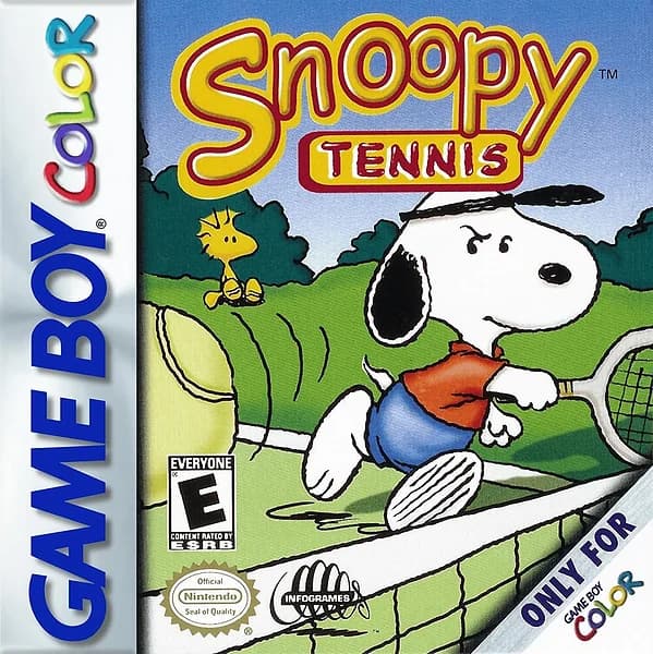 Snoopy Tennis Box Art