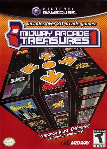 Midway Arcade Treasures 1 Box Art