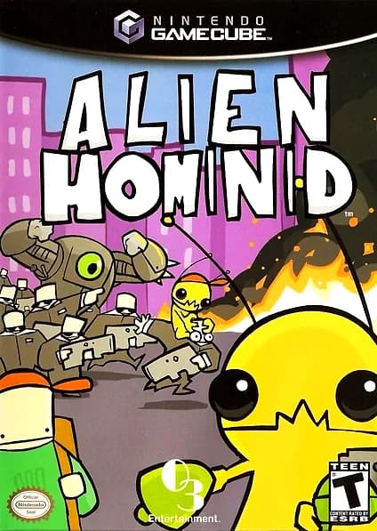 Alien Hominid Gamecube Box Art