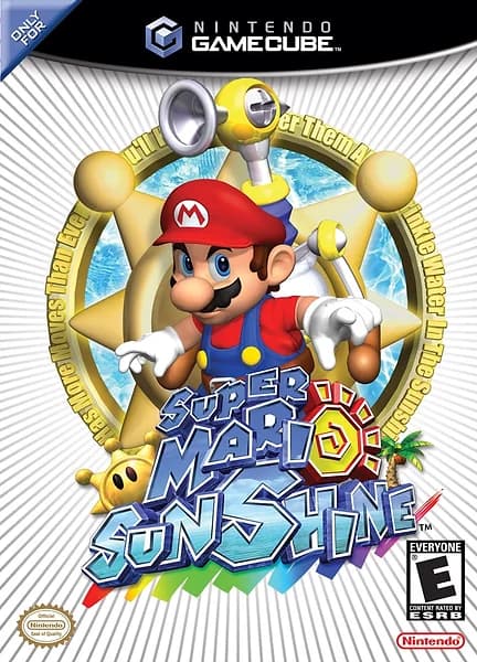 Super Mario Sunshine Box Art