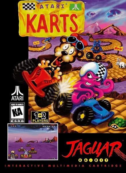 Atari Karts Jaguar Box Art