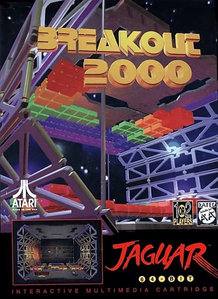 Breakout 2000 Jaguar Box Art