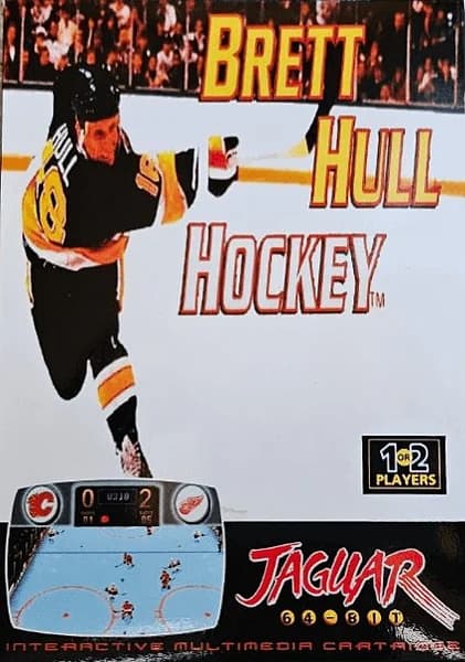 Brett Hull Hockey Jaguar Box Art