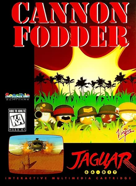 Cannon Fodder Jaguar Box Art