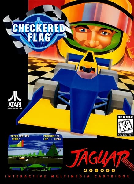 Checkered Flag Jaguar Box Art