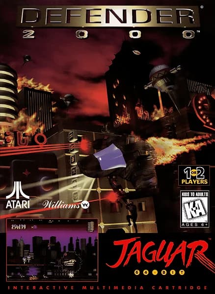 Defender 2000 Jaguar Box Art
