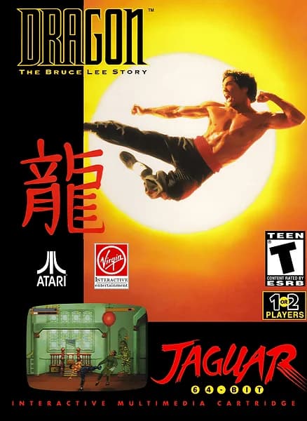 Dragon: The Bruce Lee Story Jaguar Box Art