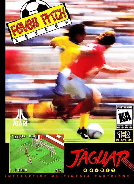 Fever Pitch Soccer Jaguar Box Art