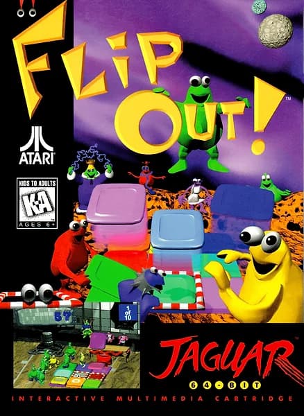 Flip-Out Jaguar Box Art