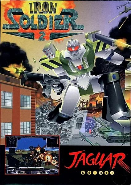 Iron Soldier 2 Jaguar Box Art