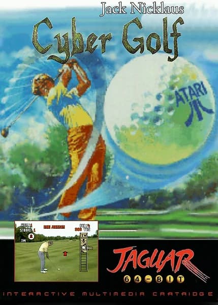Jack Nicklaus Cyber Golf Jaguar Box Art