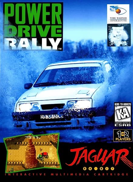 Power Drive Rally Jaguar Box Art