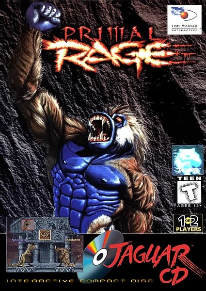 Primal Rage Jaguar CD Box Art