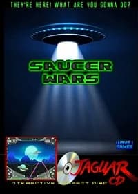 Saucer Wars Jaguar CD Box Art