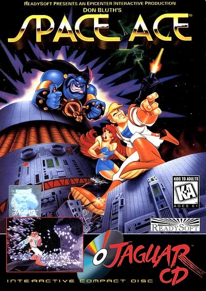 Space Ace Jaguar CD Box Art