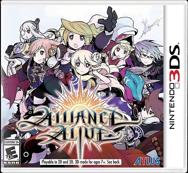 Alliance Alive Nintendo 3DS Box Art