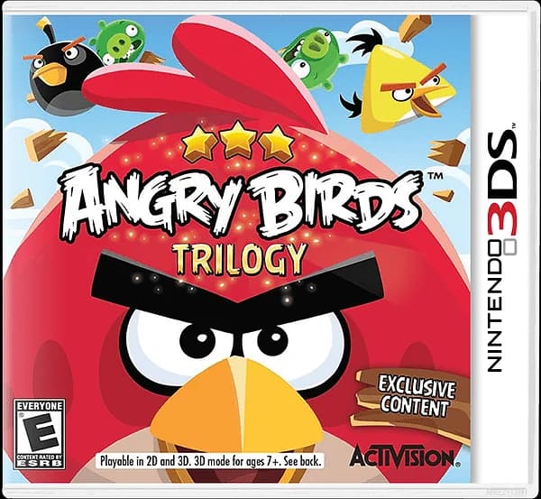 Angry Birds Trilogy Nintendo 3DS Box Art