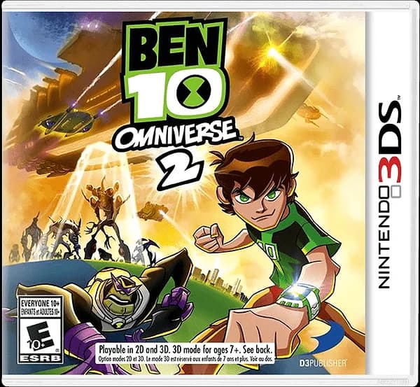 Ben 10: Omniverse 2 Nintendo 3DS Box Art