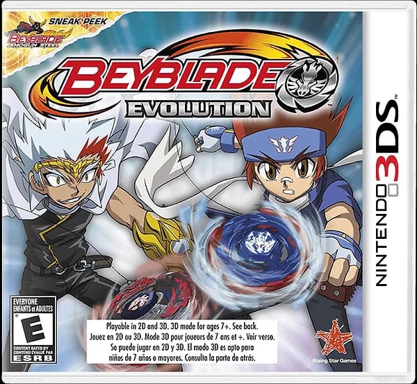 Beyblade: Evolution Nintendo 3DS Box Art