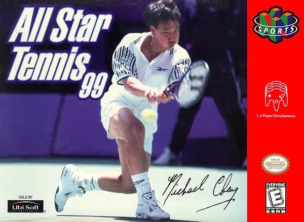 All-Star Tennis 99 Nintendo 64 Box Art