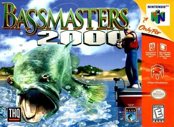 Bassmasters 2000 Nintendo 64 Box Art
