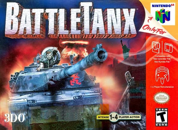 BattleTanx Nintendo 64 Box Art