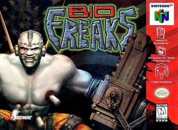 Bio FREAKS Nintendo 64 Box Art
