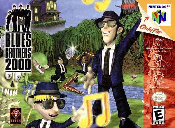 Blues Brothers 2000 Nintendo 64 Box Art