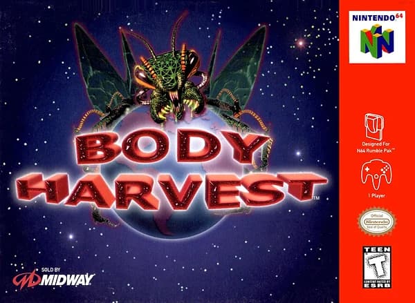 Body Harvest Nintendo 64 Box Art