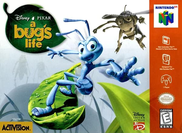 A Bug's Life Nintendo 64 Box Art