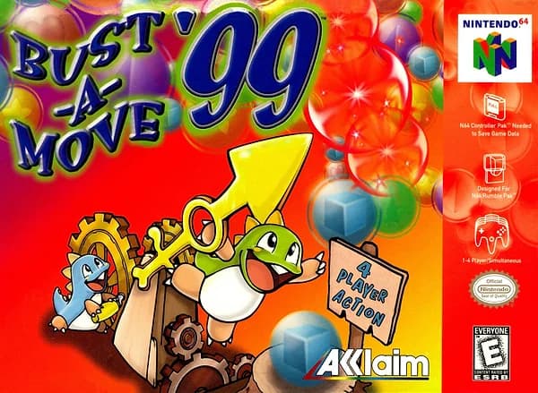 Bust-A-Move 99 Nintendo 64 Box Art
