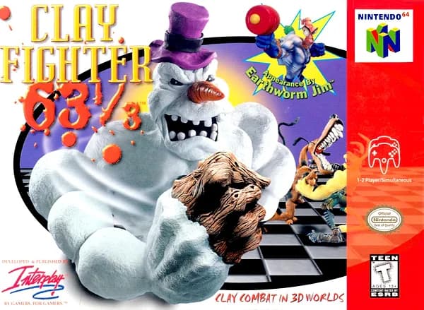 ClayFighter 63 1/3 box art